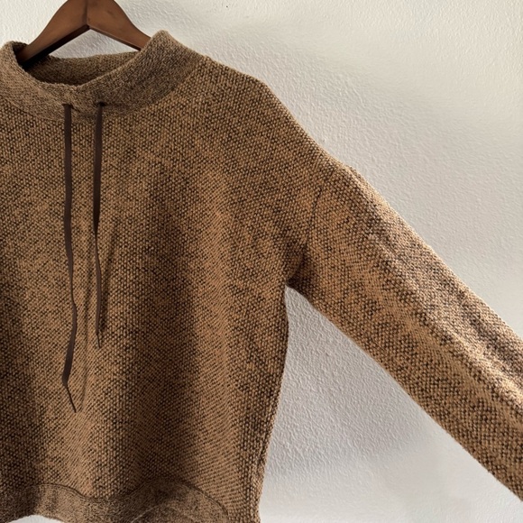 Buckle BKE Pullover Sweater Mock Neck French Terry Balloon Sleeve Academia Small - Picture 5 of 16